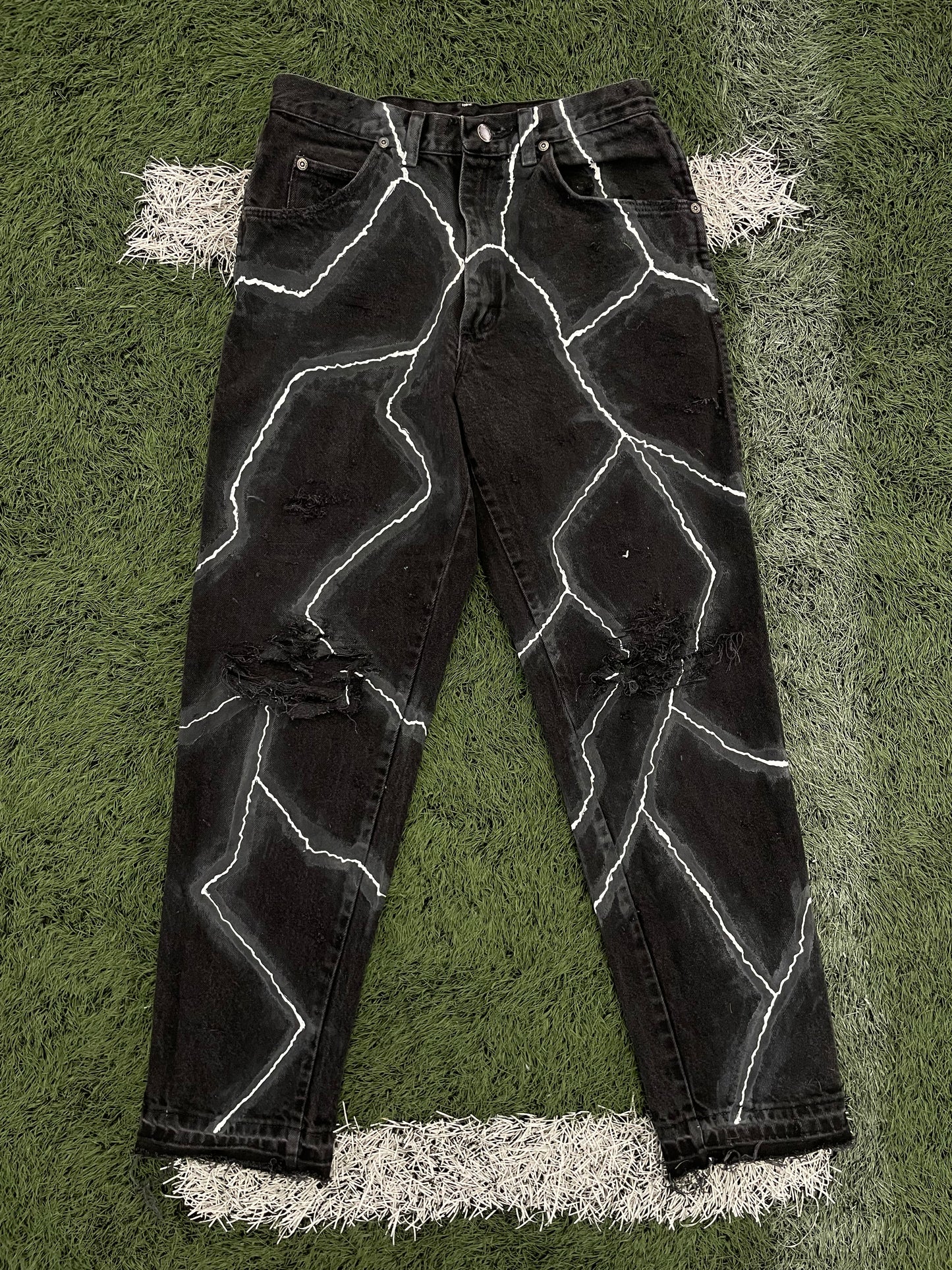 White Lightning Ripped Jeans